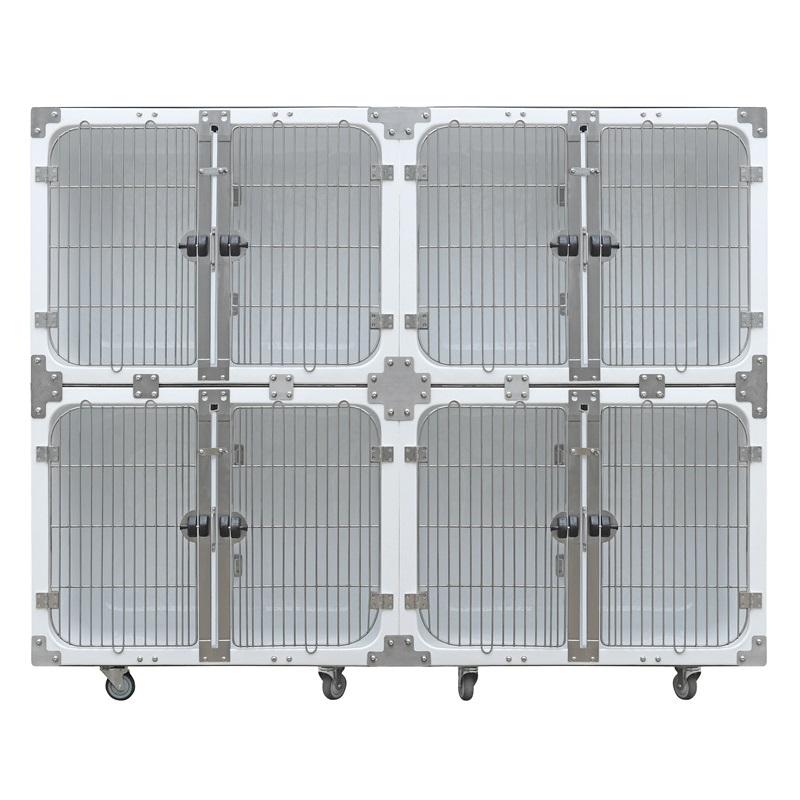 Ветеринарна водонепроникна модульна клітка для собак зі скловолокна